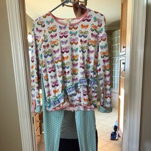 Matilda Jane shirt and leggings